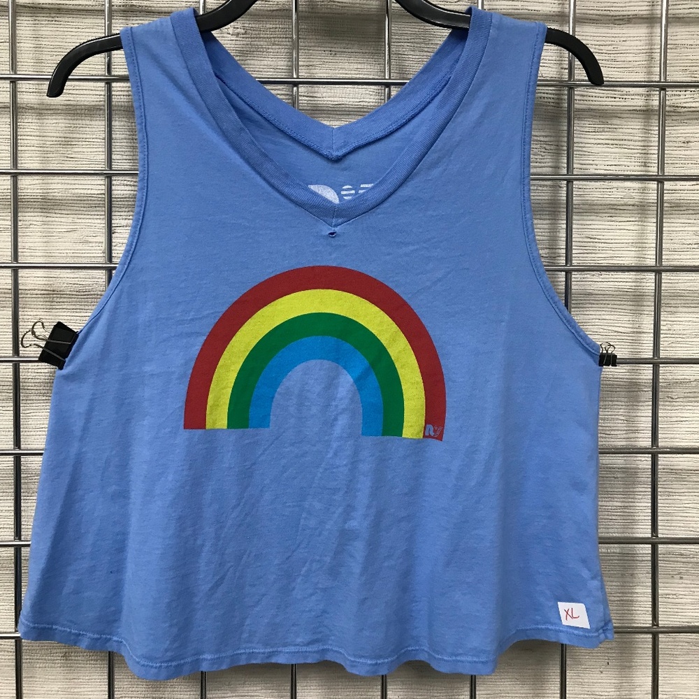 REBEL YELL GIRLS -  Rainbow V-Neck Tank